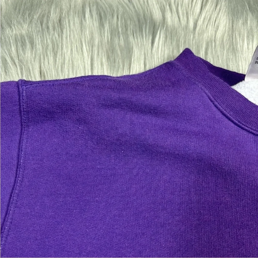 Vintage University Of Portland Oregon Purple White Crewneck Sweater